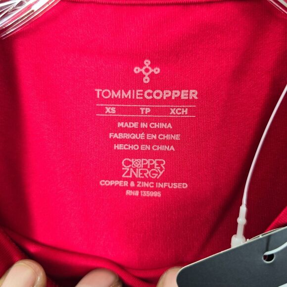 NWT Tommie Copper Red Short Sleeve Shirt Boy’s Size Small Compression TShirt - Picture 5 of 11